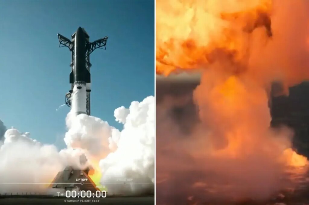 Successful SpaceX Starship 12 launch ends with spectacular fireball