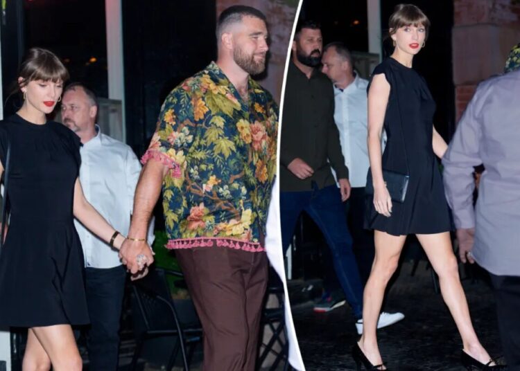 Taylor Swift pulls off another LBD for romantic date night with Travis Kelce as wedding nears