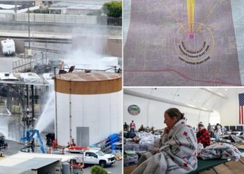 Blast zones identified as Garden Grove chemical tank inches toward explosion