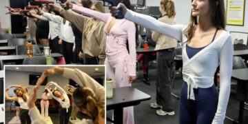 I took the first-of-its-kind ‘Pistols and Pilates’ class — and it left me sweating bullets