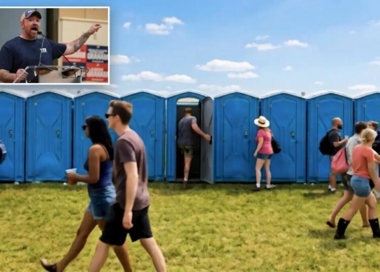 Republicans needle Graham Platner with devastating AI porta potty ad