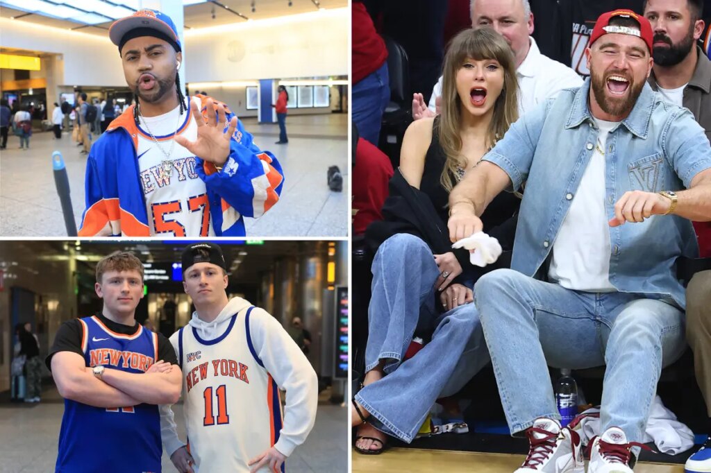 Knicks fans ticked at Taylor Swift, Travis Kelce rooting against team ahead of NYC nuptials: ‘Won’t go to their wedding’