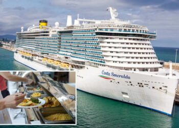 Cruise buffet guests face surprise charges for taking food back to cabins