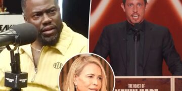 Kevin Hart defends Tony Hinchliffe’s roast jokes after Chelsea Handler blasts ‘racist’ comedian