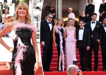 Laura Dern and ‘White Lotus’ co-stars spotted filming for first time after actress replaces Helena Bonham Carter