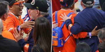 Knicks owner James Dolan and Spike Lee heal feud during Game 4