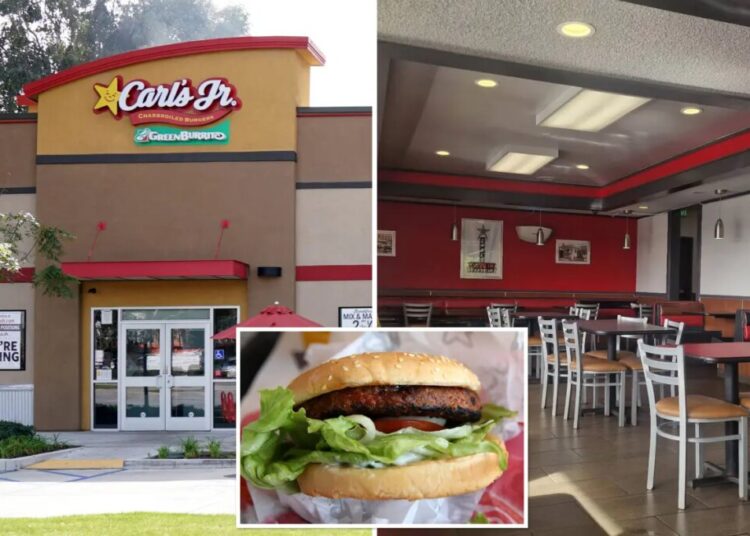 Bloodbath for Carl’s Jr. as nearly 50 California locations face ax over state’s staggering minimum wage