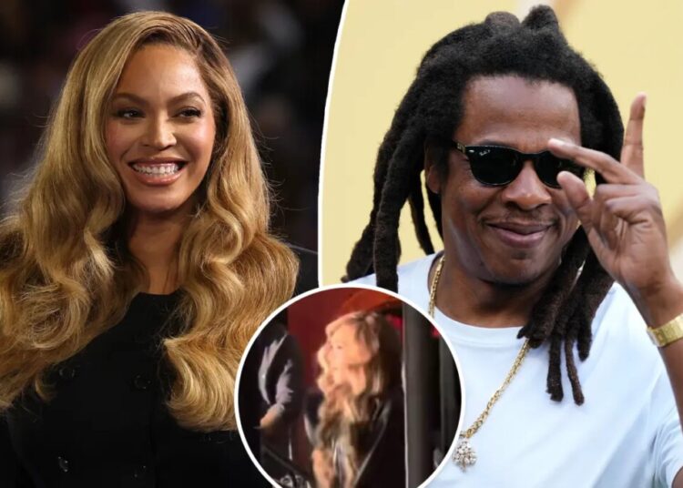 Beyoncé spotted jamming out, supporting Jay-Z at Philadelphia preview event