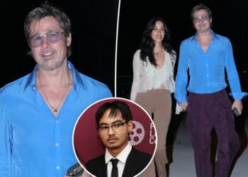 Brad Pitt all smiles on date night with Ines de Ramon after being snubbed by son Maddox
