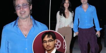 Brad Pitt all smiles on date night with Ines de Ramon after being snubbed by son Maddox