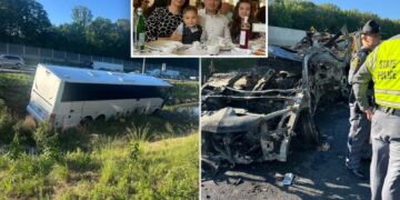 NYC bus driver who couldn’t speak English charged in horror Virginia crash that killed 5