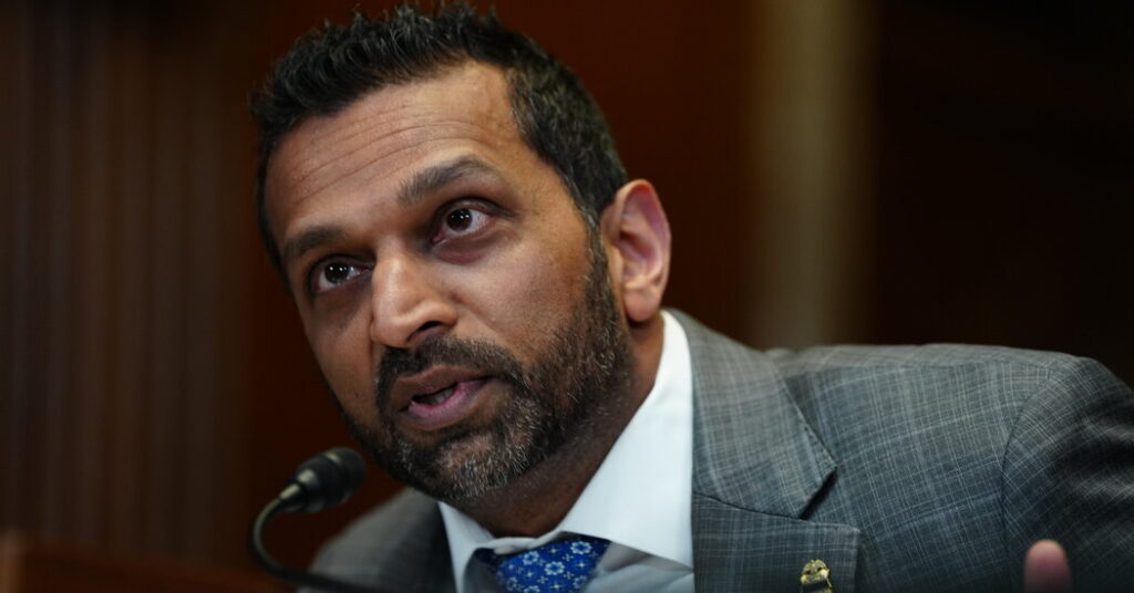 In Heated Exchanges, Kash Patel Denies Lying and Excessive Drinking