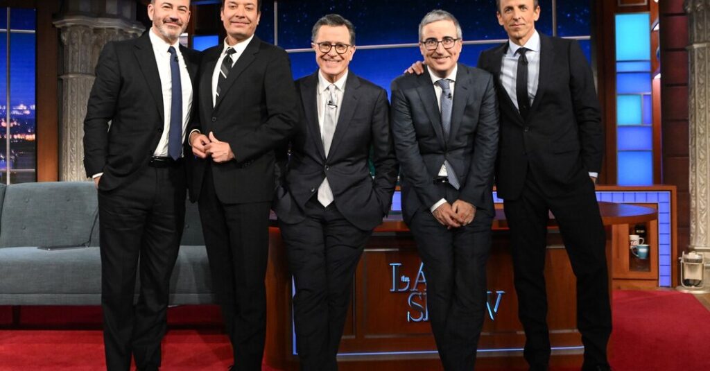 Stephen Colbert Hosts 4 of His ‘Best Television Friends’