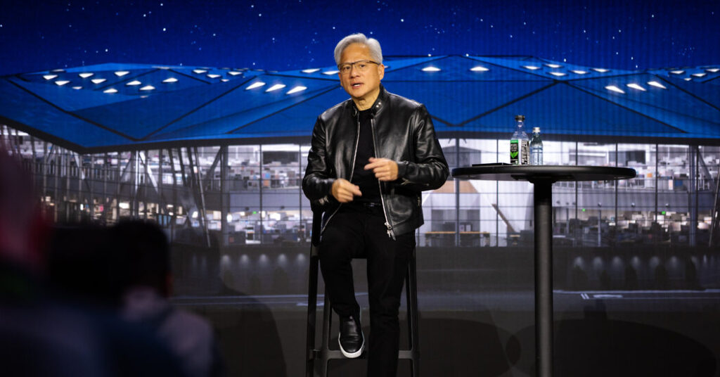 Nvidia C.E.O. Hitches Ride With Trump to China After Last-Minute Invite