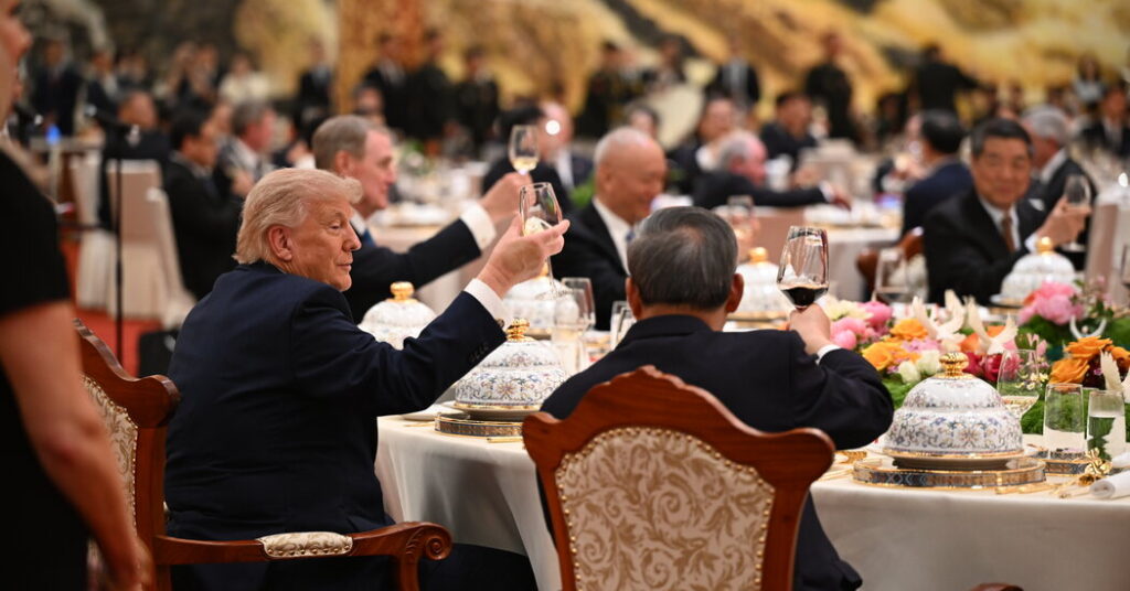 China’s State Dinner for Trump Includes Beef Ribs, Roast Duck and Tiramisu