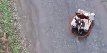 Wild Video Shows Ukrainian Troops Evacuate Babushka With a Military Robot