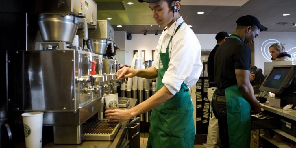 He started as a part-time Starbucks barista at 17. Now he’s an exec designing the menu