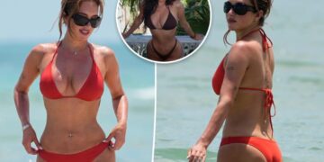 Kylie Jenner’s BFF Stassie Karanikolaou shows off new butt in bikini after BBL reduction