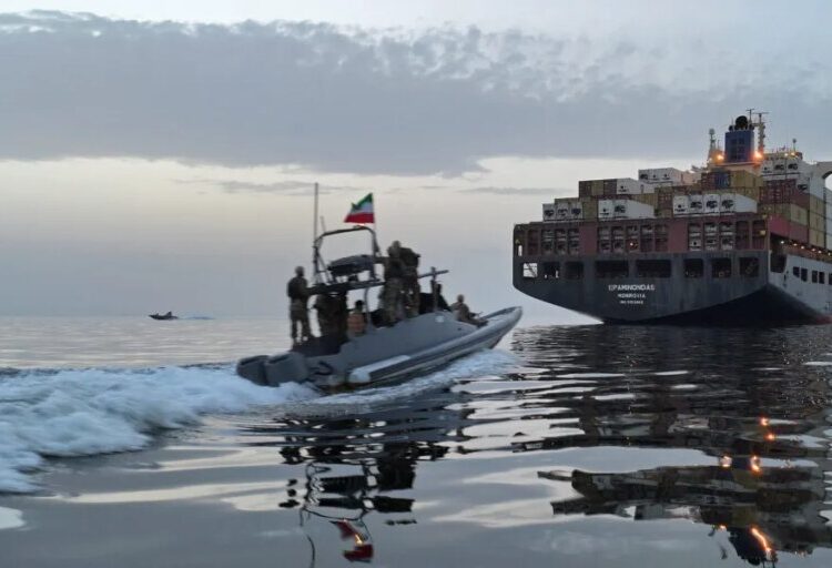 Cargo ship near the Strait of Hormuz comes under attack by multiple small boats as the U.S. and Iran exchange peace plans