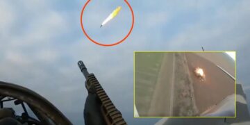 Grimly Cyberpunk Video Shows Ukrainian Soldiers Leaning Out of Propeller Plane to Obliterate Drones With Rifles