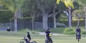 Video shows teens carving up golf course greens in reckless stunt, police say