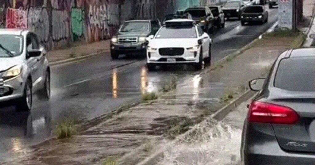 Busy Roadways Clogged as Waymo Becomes Stumped by Small Puddle