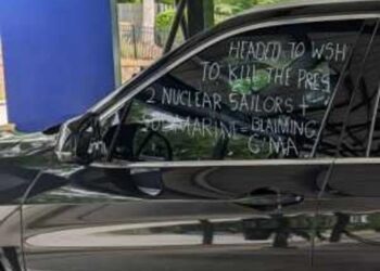 Army vet arrested after driving toward DC with assassination threat on car window: feds