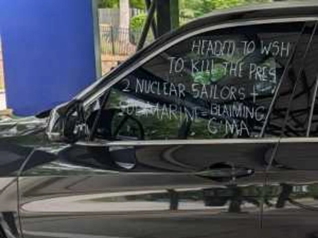 Army vet arrested after driving toward DC with assassination threat on car window: feds