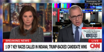 ‘Significant sign’: Reporter floored as first domino falls in Trump’s bid to upend Indiana