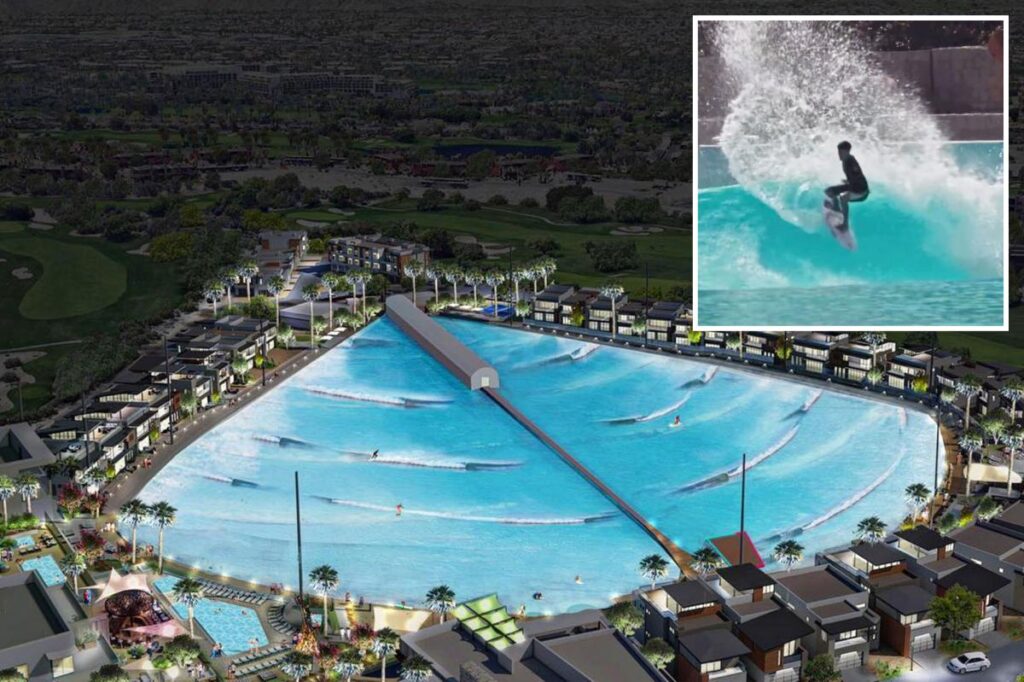 California’s huge new surf park promises 1,000 waves an hour, luxe desert resort as opening date revealed