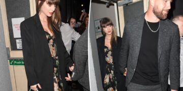 Taylor Swift and Travis Kelce look loved-up on London date night as wedding approaches