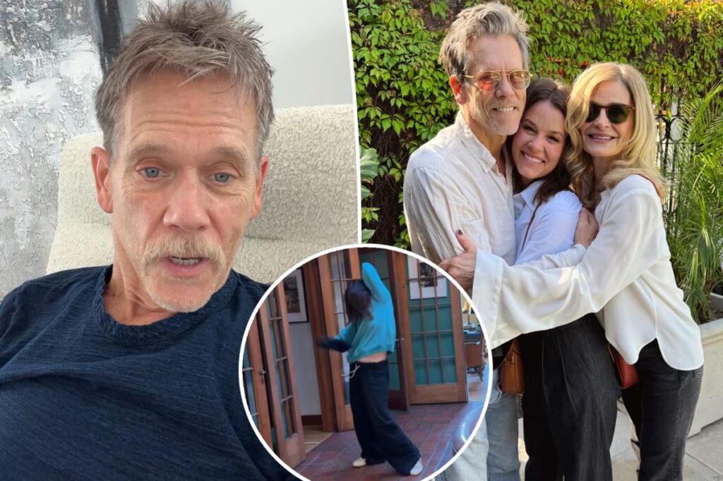 Kevin Bacon attacked by swarm of bees while on hike with daughter
