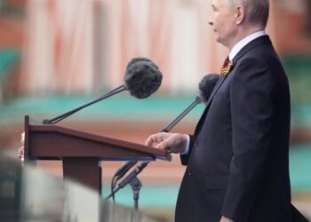 Putin presides over Russia’s Victory Day parade without tanks, missiles and other heavy equipment due to threat of Ukrainian long-range drones