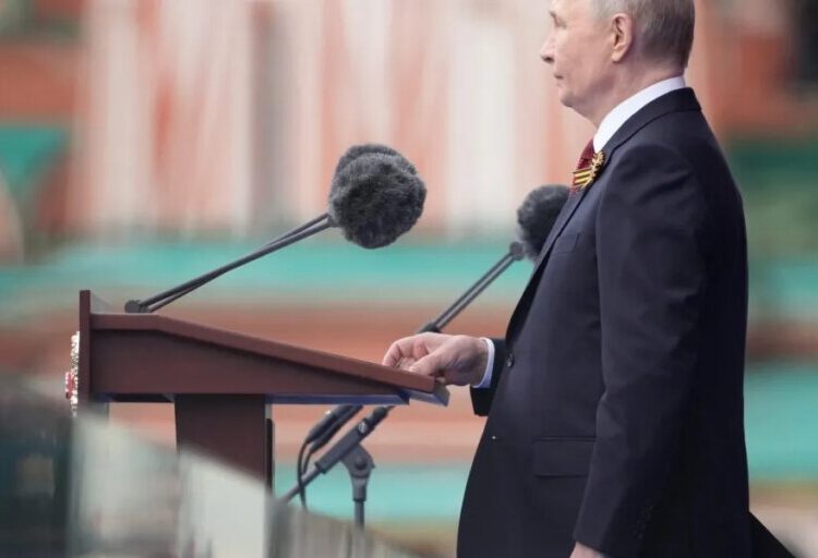 Putin presides over Russia’s Victory Day parade without tanks, missiles and other heavy equipment due to threat of Ukrainian long-range drones