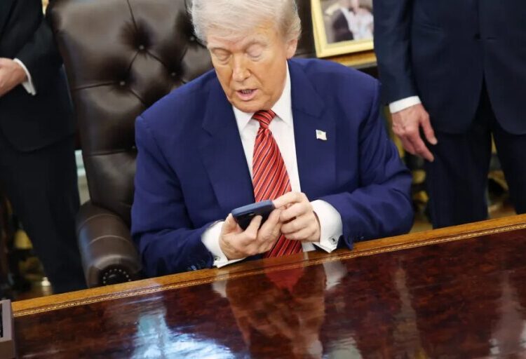 Trump Mobile quietly rewrote its fine print to say the gold Trump phone may never be made, a year after taking $100 deposits