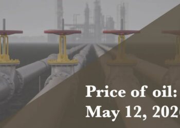 Current price of oil as of May 12, 2026