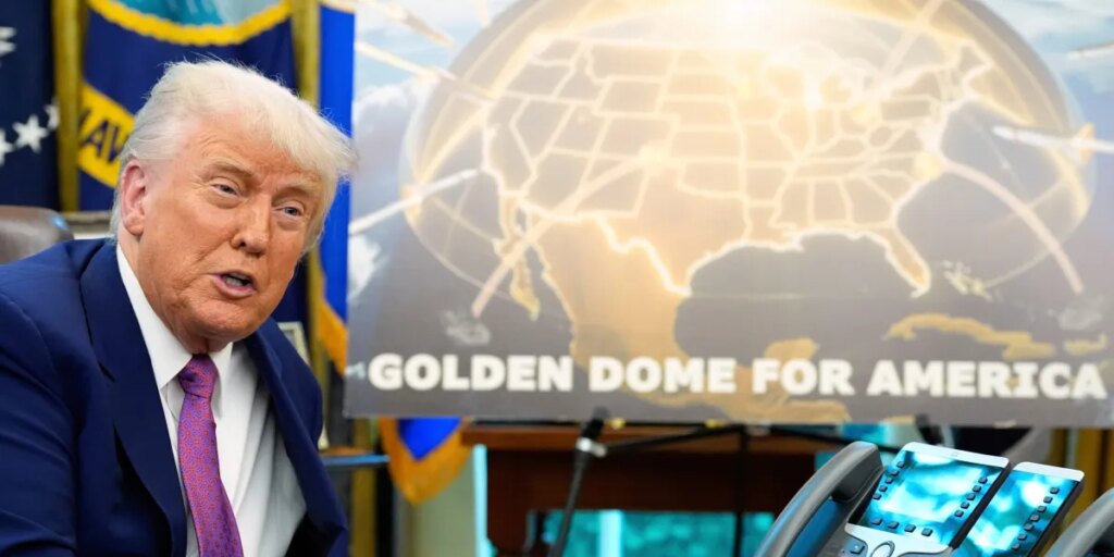 Oops. Trump’s ‘Golden Dome’ missile defense system actually costs about $1 trillion more than he said it would