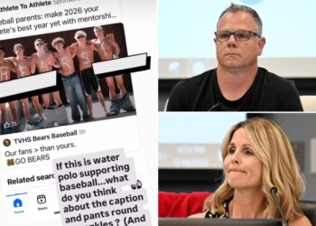 California mom calls for school trustees to resign after ‘OnlyFans’ crack about teen boys in swim briefs