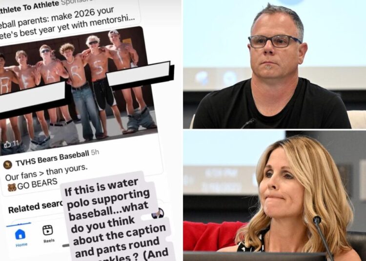California mom calls for school trustees to resign after ‘OnlyFans’ crack about teen boys in swim briefs