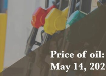 Current price of oil as of May 14, 2026