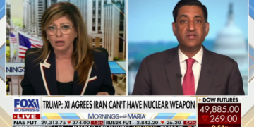 Fox’s Maria Bartiromo has on-air flip-out as guest makes blunt Trump comparison