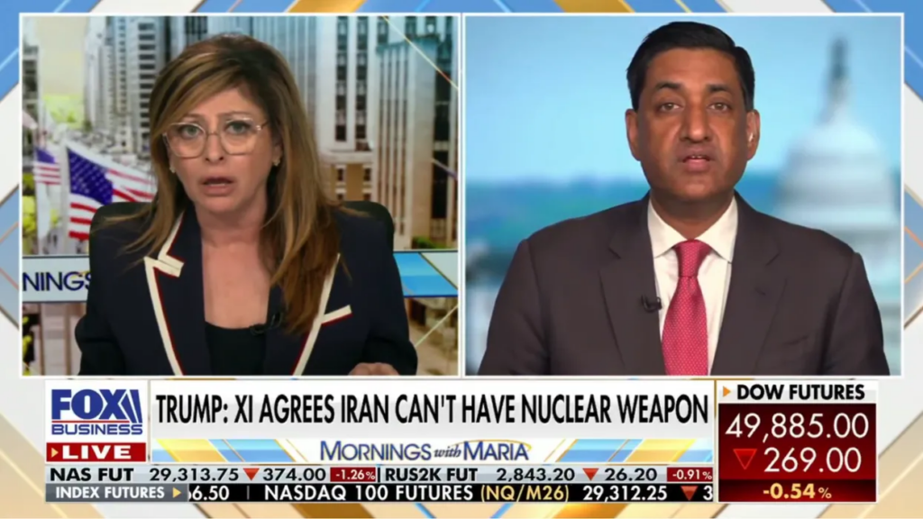 Fox’s Maria Bartiromo has on-air flip-out as guest makes blunt Trump comparison