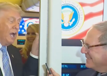 Trump jolts as he accuses reporter of committing ‘crime you can be hanged for’