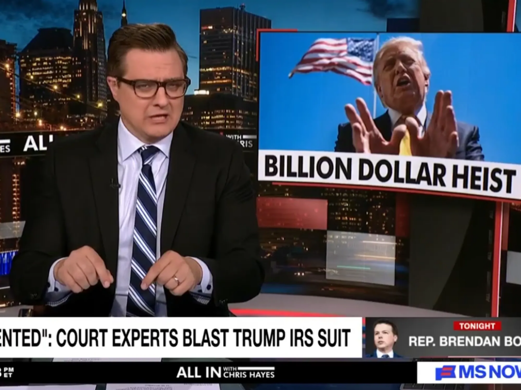‘Stinks to high heaven’: Chris Hayes connects the dots on Trump’s brazen slush fund