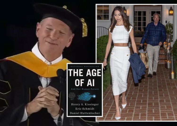 Ex-Google CEO Eric Schmidt booed at Arizona commencement over AI, sex harassment claims from much-younger girlfriend
