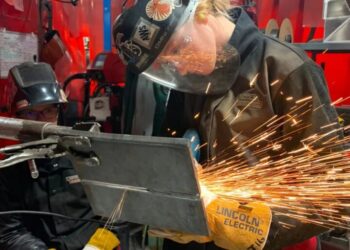 This community college student is America’s entrant in the Olympics of skilled trades. ‘I always wanted to be the first female to do something’