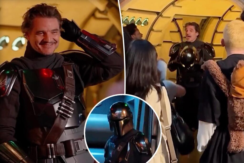 Pedro Pascal stuns Disneyland fans by dressing up as Mandalorian in surprise appearance