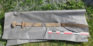 6-year-old boy finds 1,300-year-old sword on school field trip