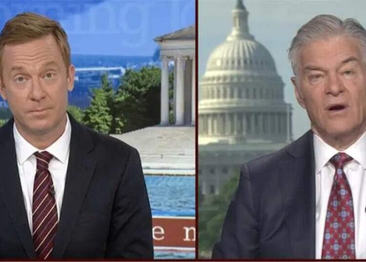 Dr. Oz put on the spot on MS NOW over explosion of measles cases under Trump admin