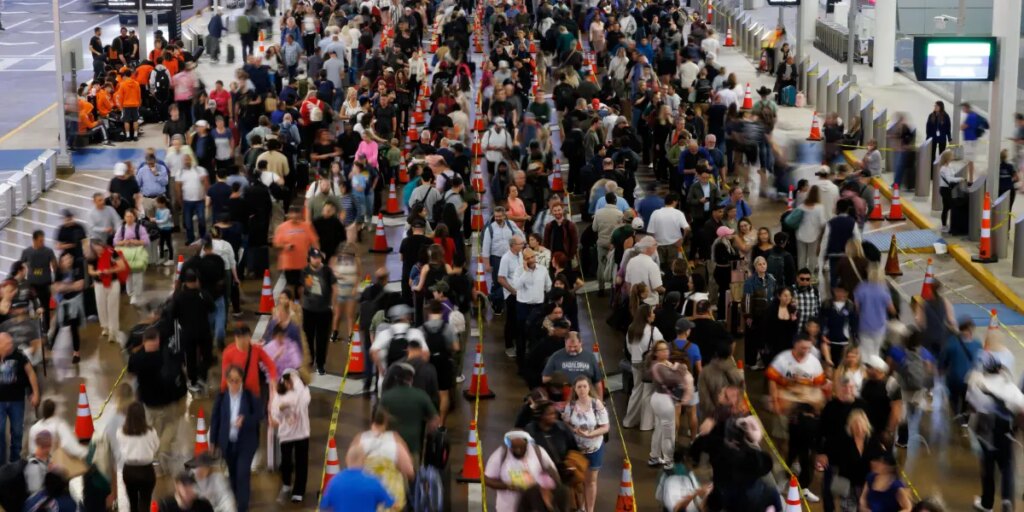 TSA’s new ‘straight to gate’ pilot lets Delta and JetBlue flyers clear security 25 miles before they reach the airport
